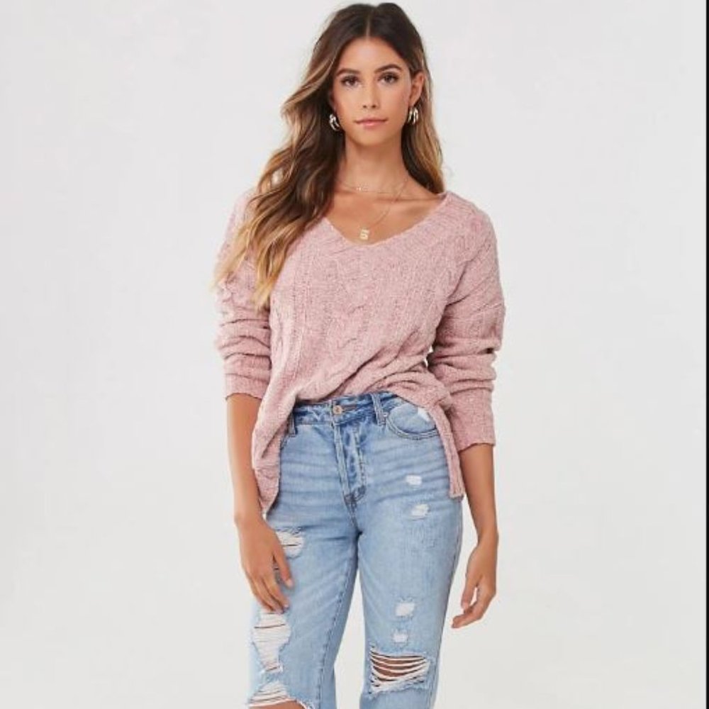 Super Cozy Cable Knit Spring Sweater